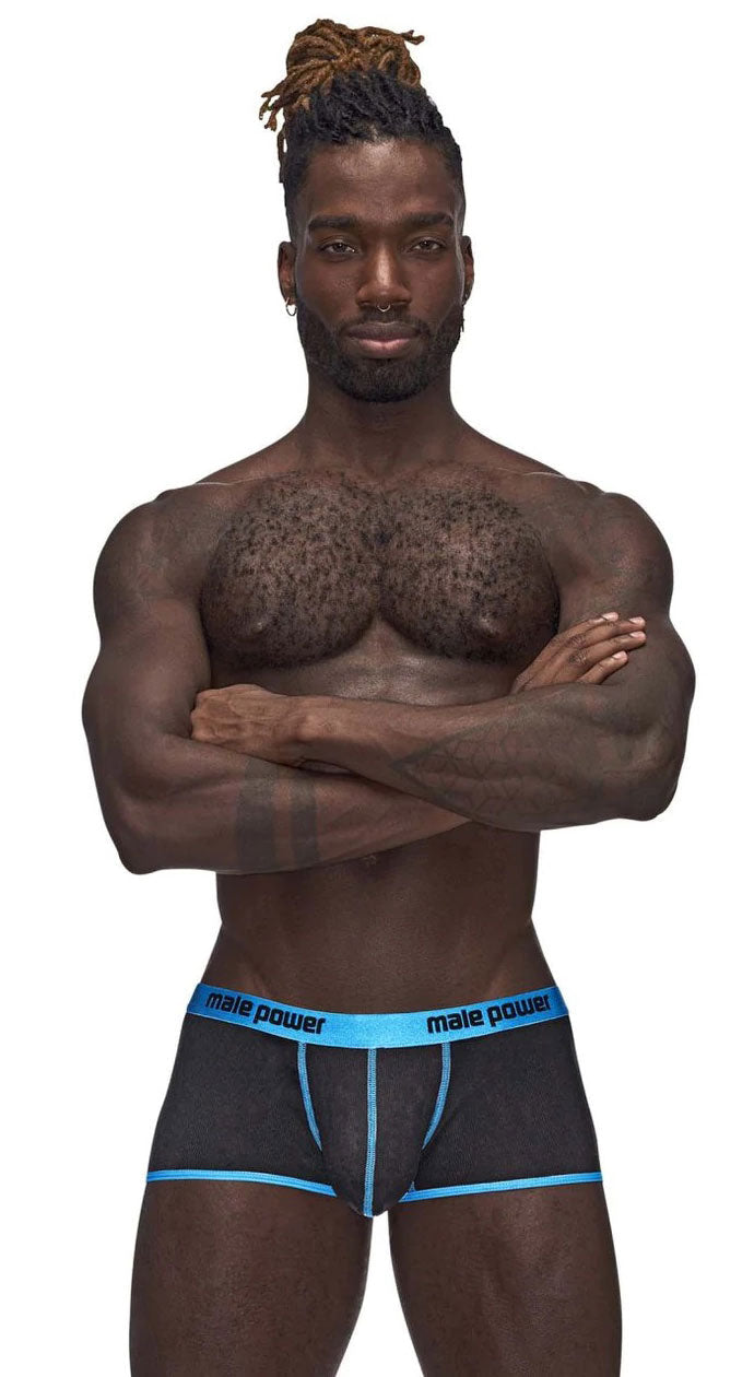 Casanova Uplift Mini Shorts - - Black/blue Small