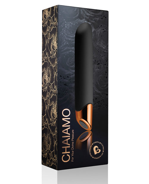 Chaiamo - The Ultimate Sensory Bullet Vibrator Black