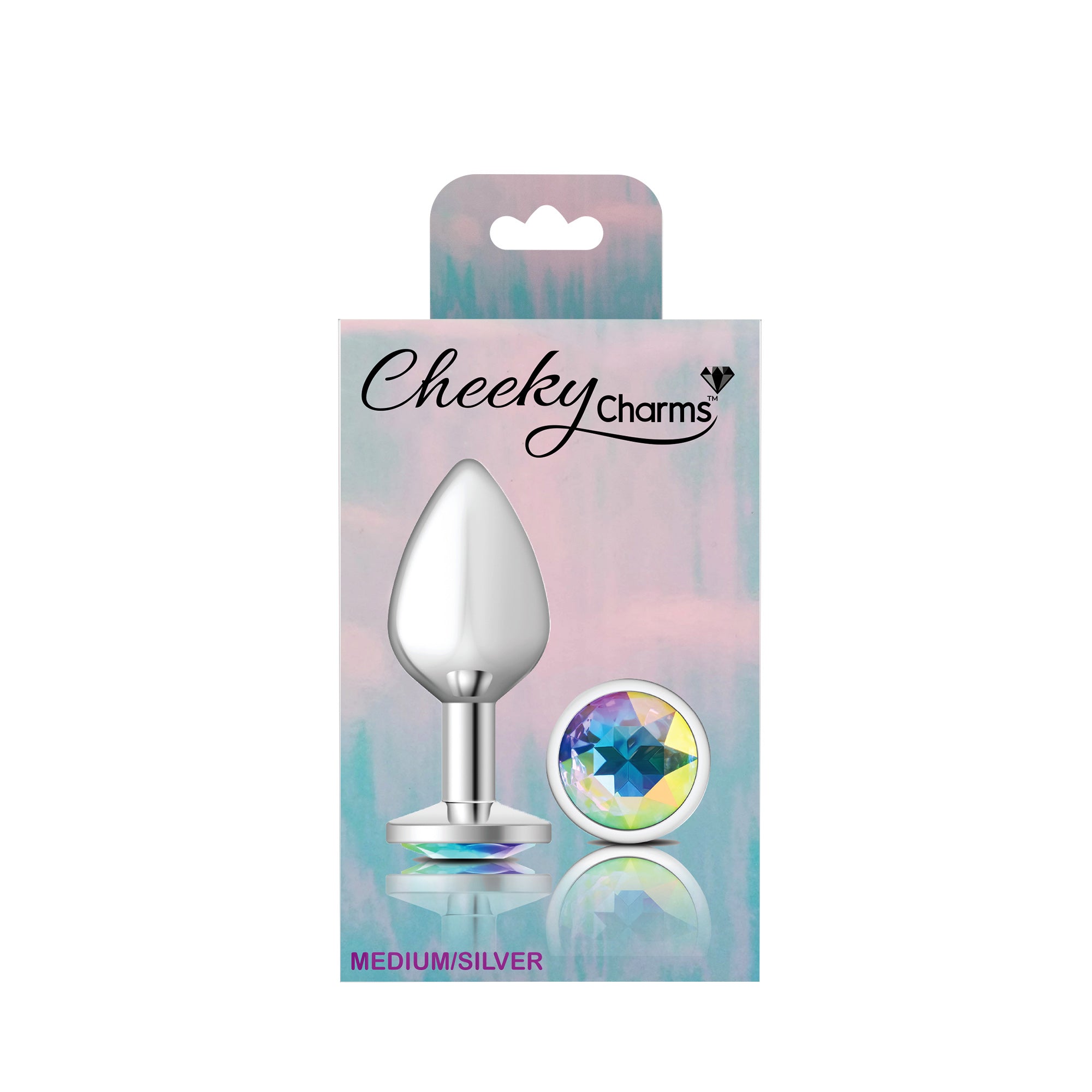 Cheeky Charms - Silver Metal Butt Plug