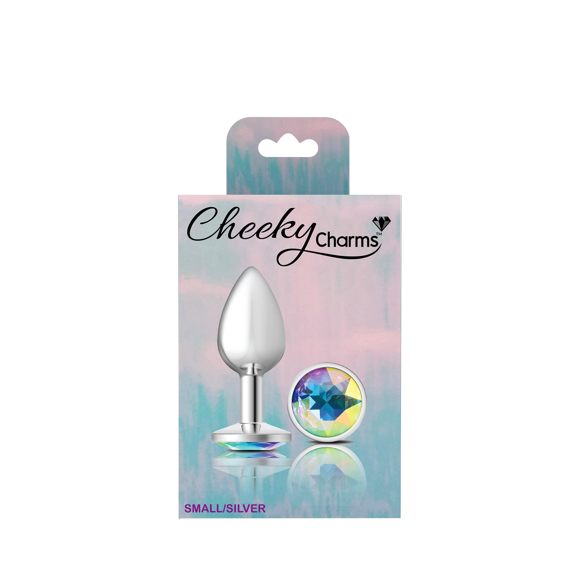 Cheeky Charms - Silver Metal Butt Plug