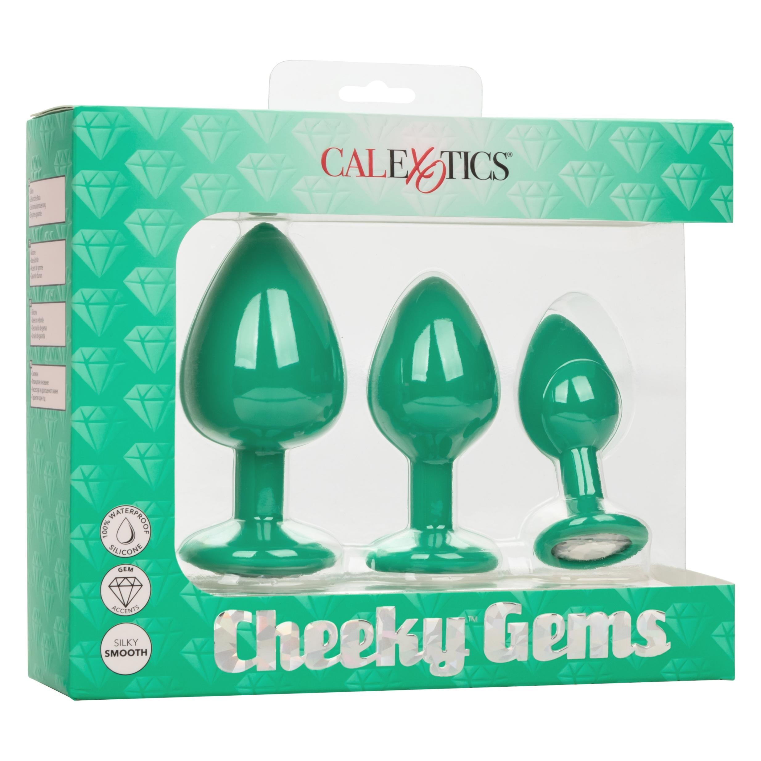 Cheeky Gems 3 Pc Plug Set