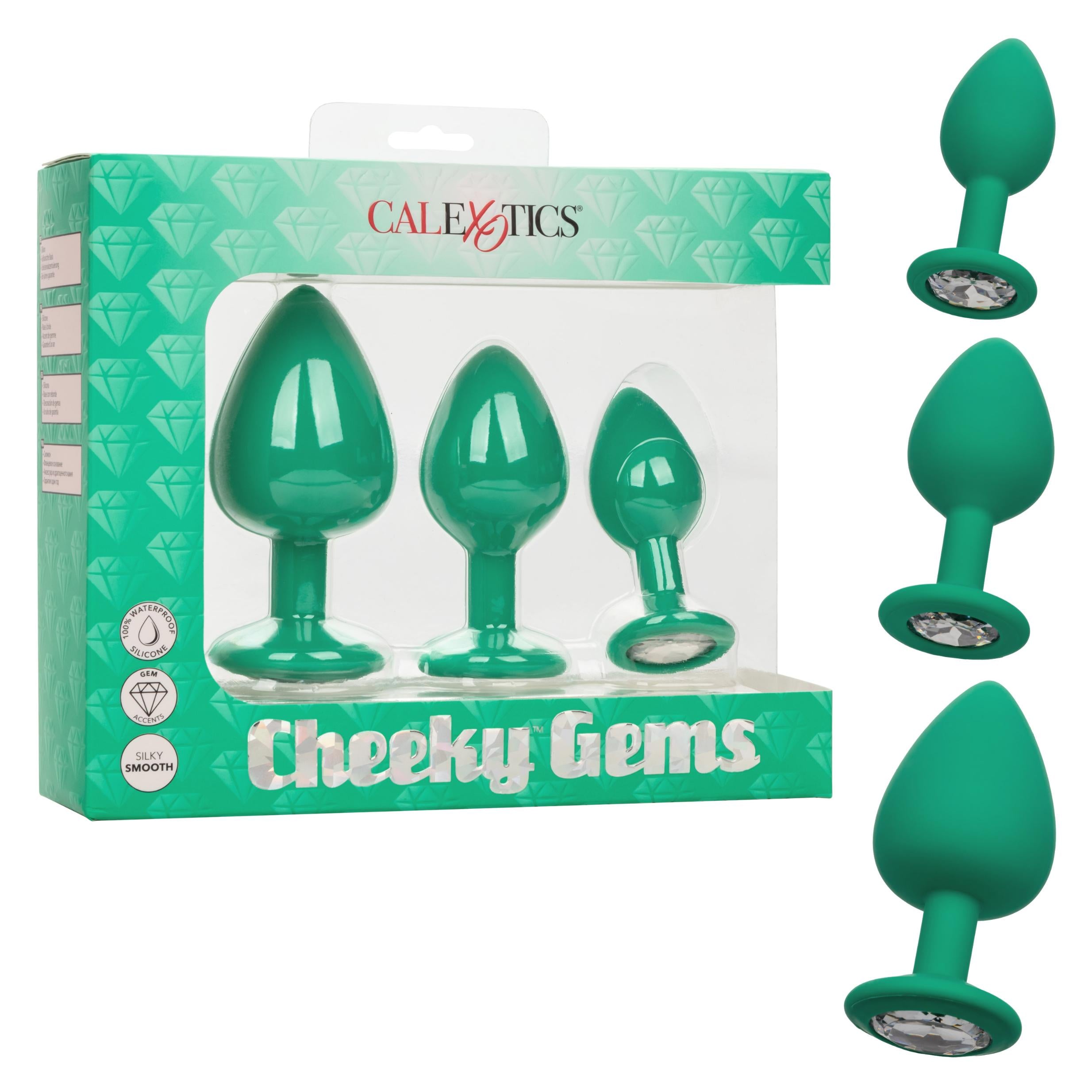 Cheeky Gems 3 Pc Plug Set