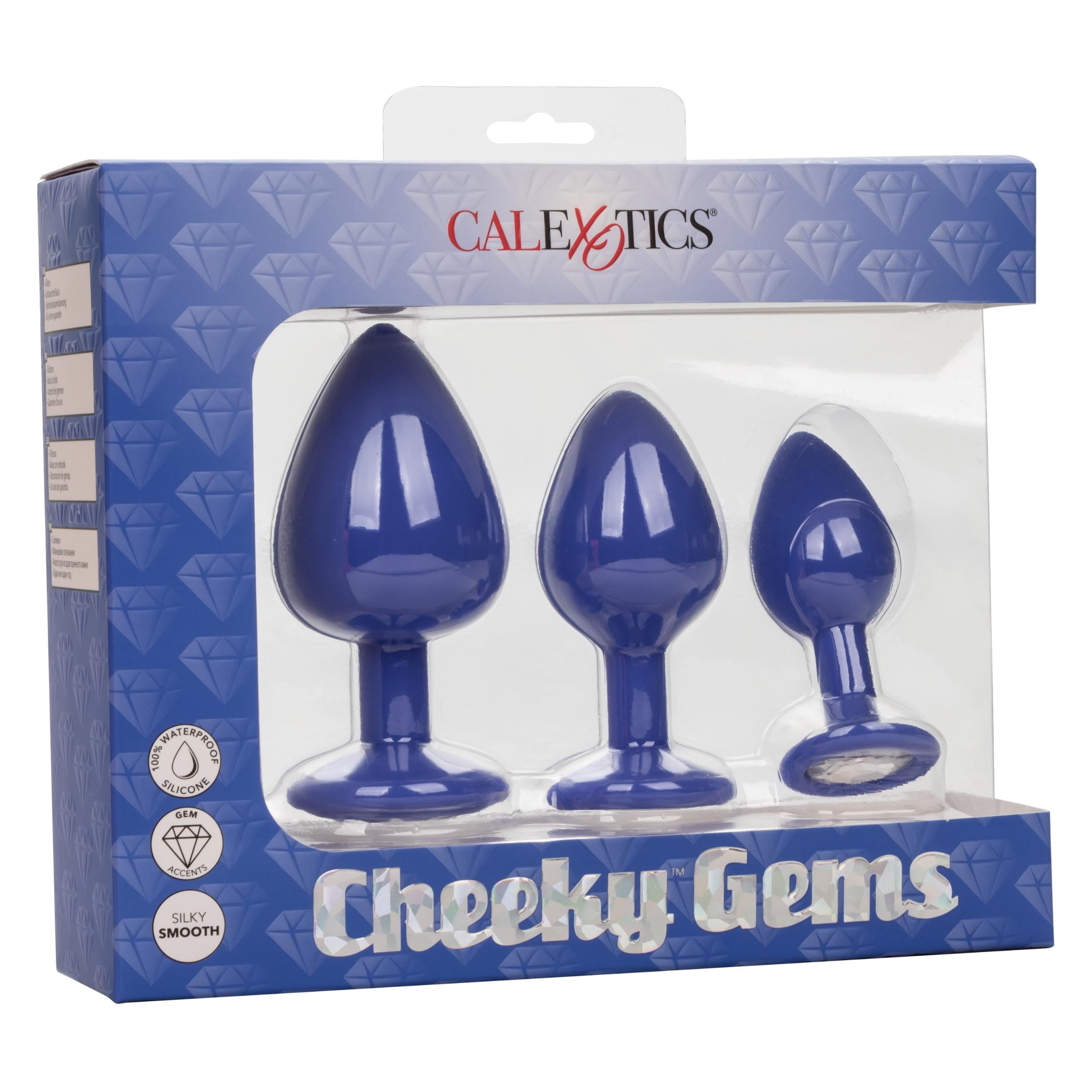 Cheeky Gems 3 Pc Plug Set