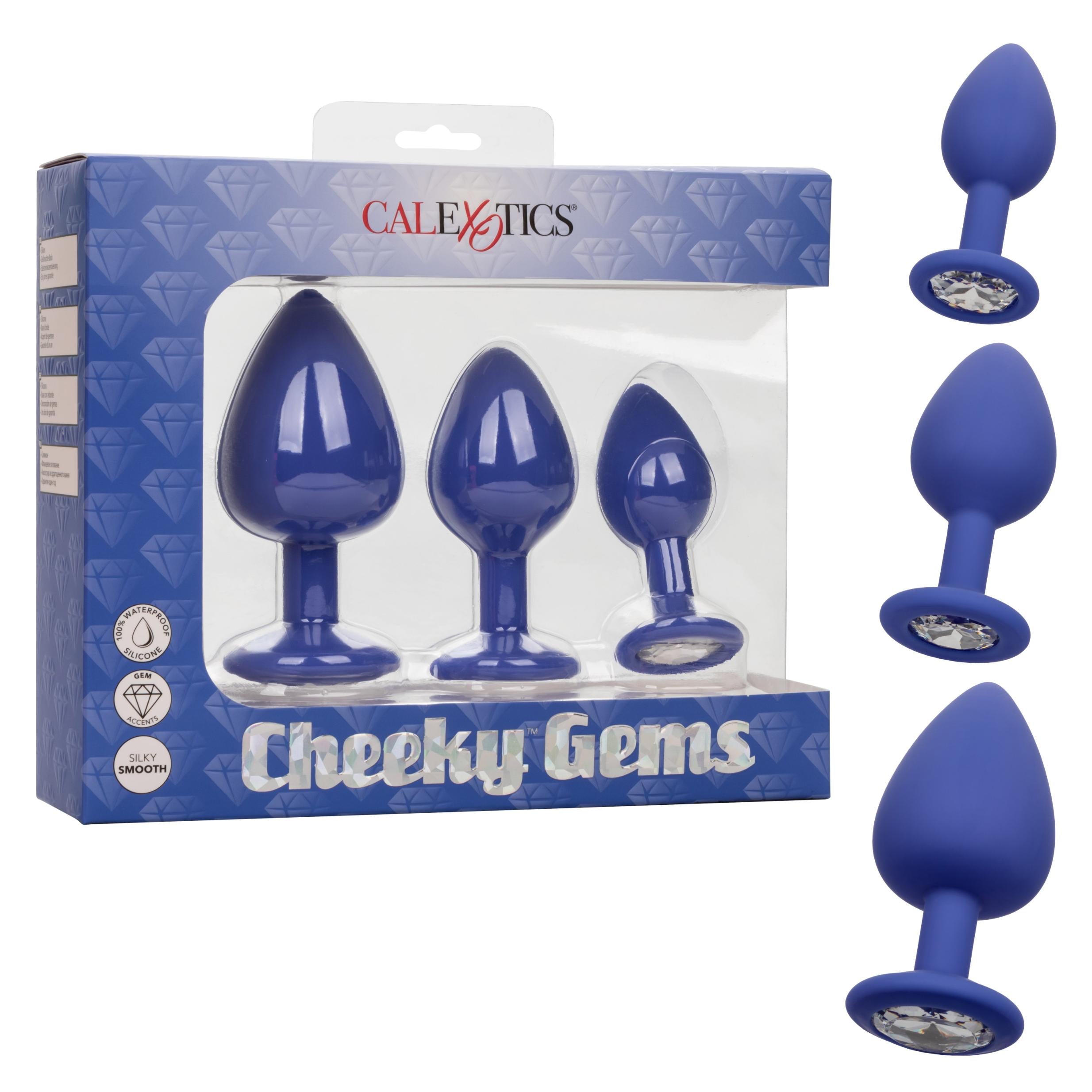 Cheeky Gems 3 Pc Plug Set