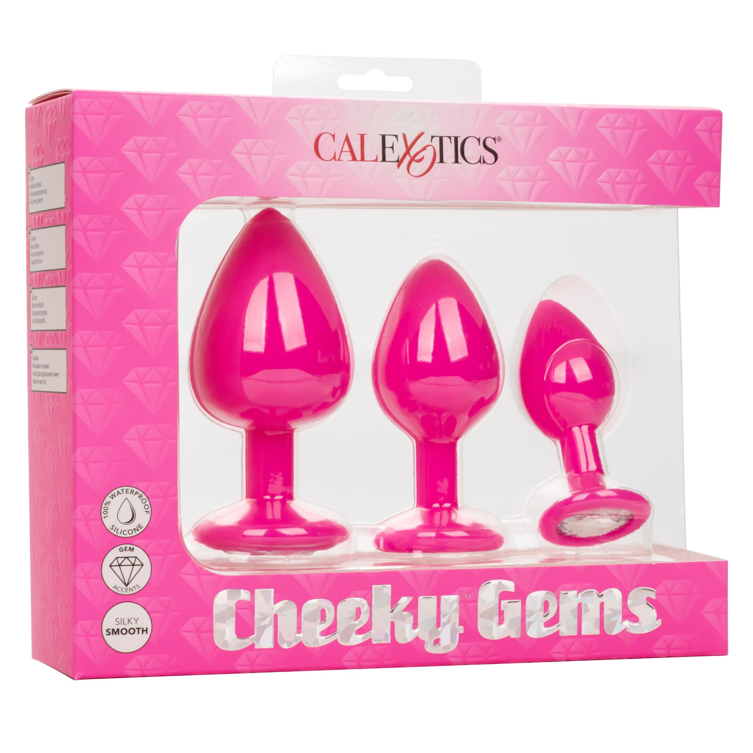 Cheeky Gems 3pc Set Pink