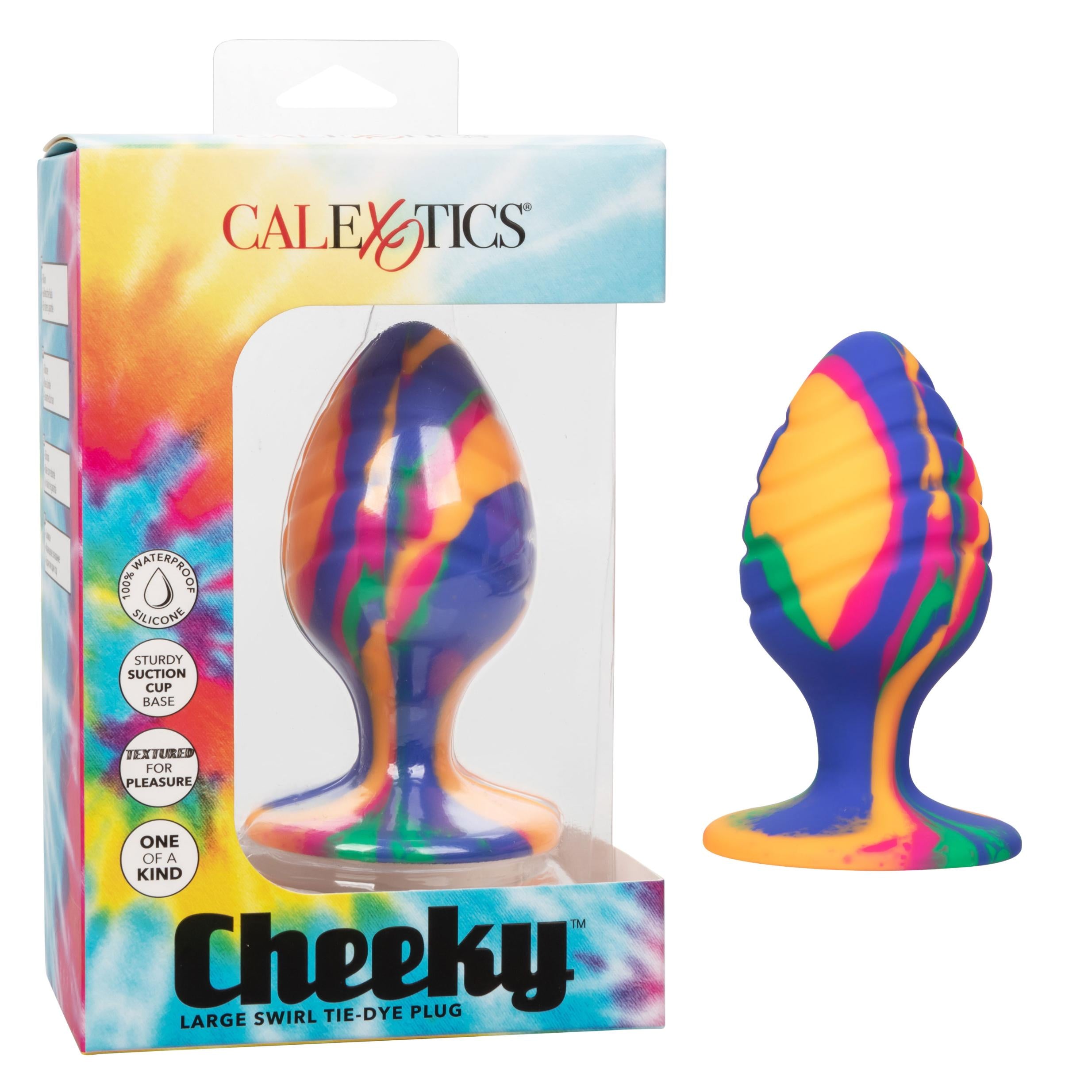 Cheeky Large Swirl Tie Dye Plug Large