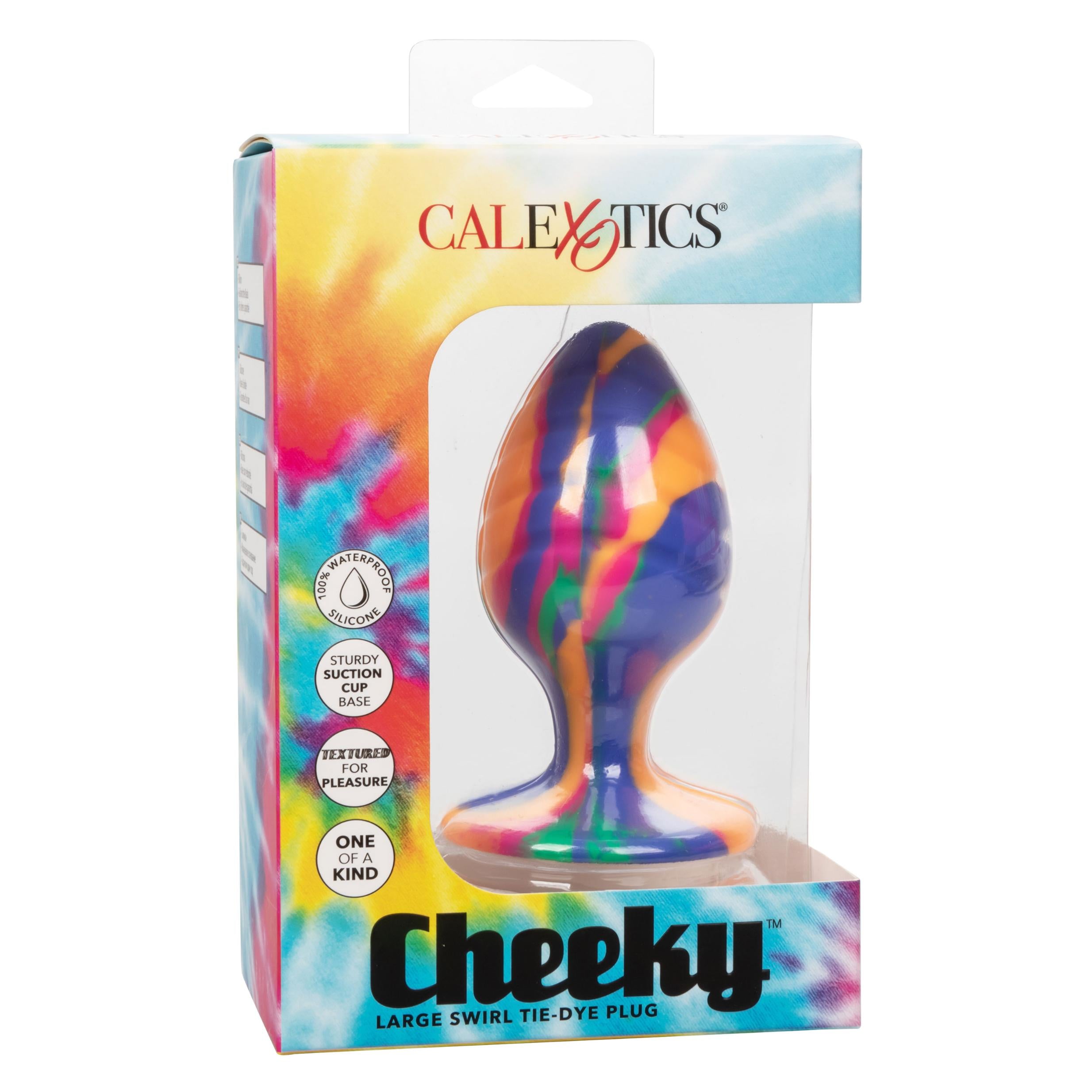 Cheeky Large Swirl Tie Dye Plug Large