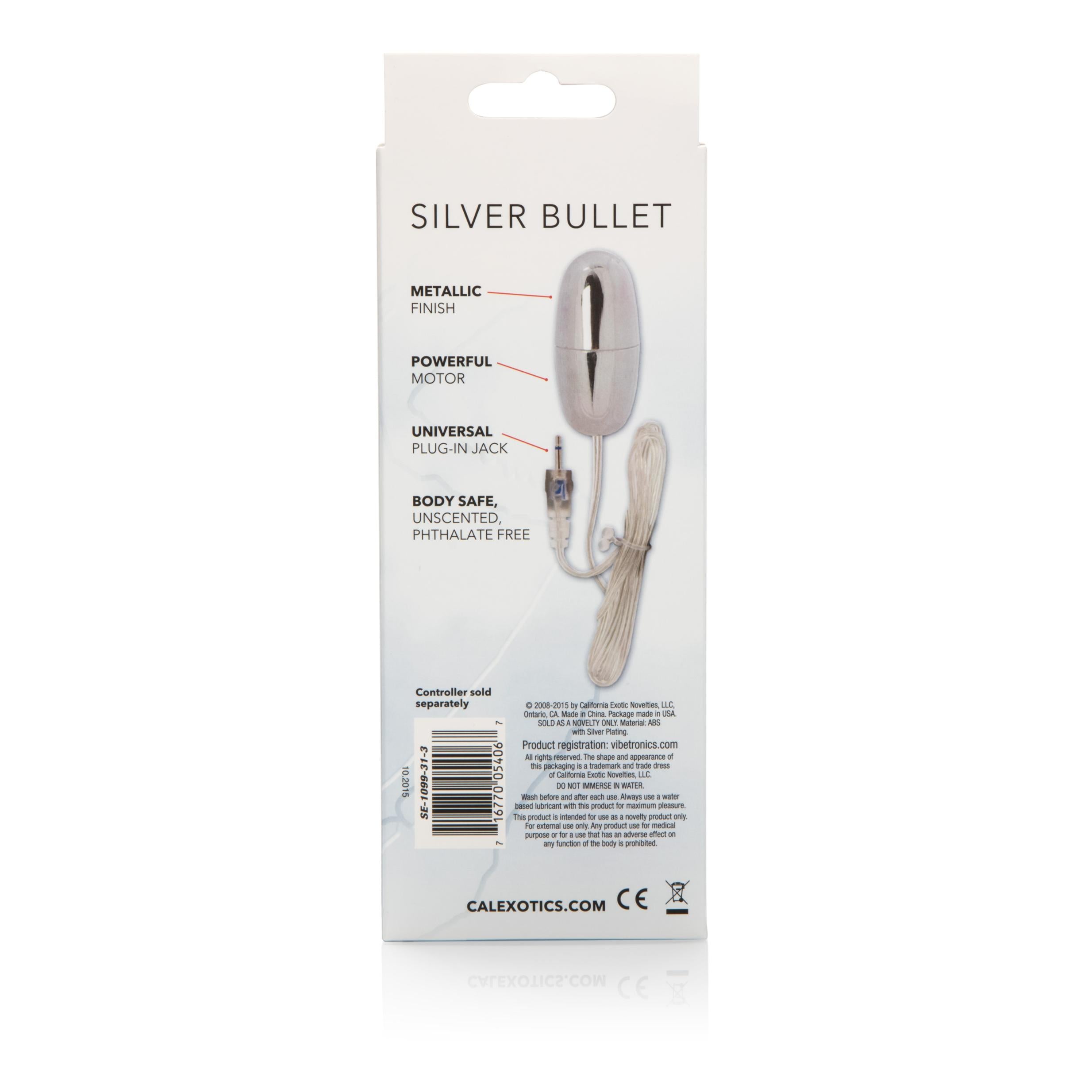 Classic and Poweful Sterling Collection Bullet - Silver