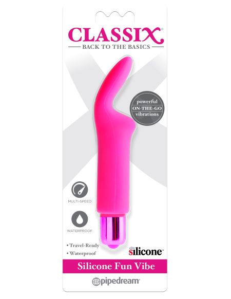 Classix Silicone Fun Vibrator Pink