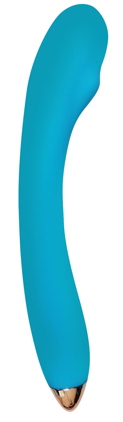 Cloud 9 Health & Wellness Rechargeable G-Spot Vibrator Slim 8in Single Motor Aqua Blue