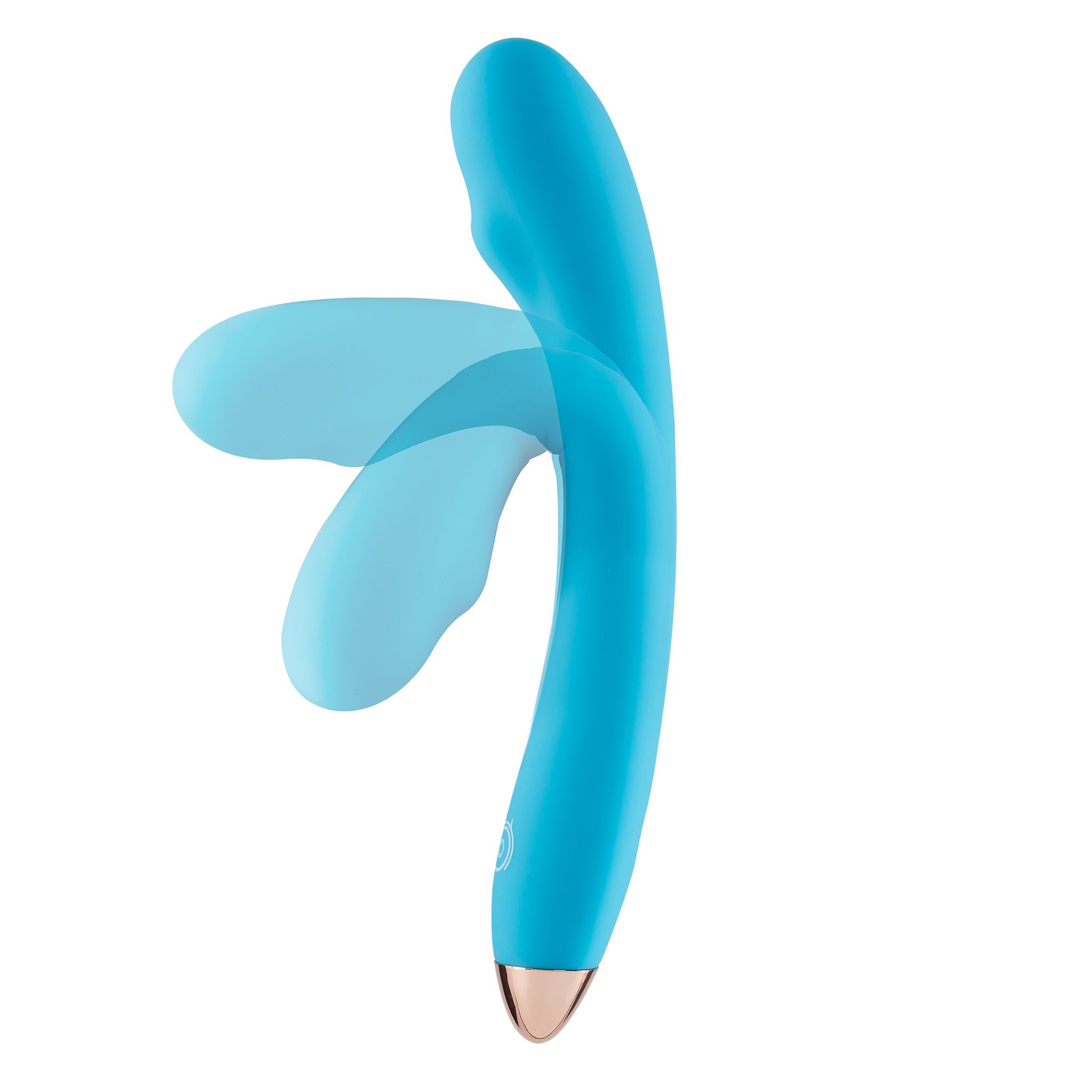 Cloud 9 Health & Wellness Rechargeable G-Spot Vibrator Slim 8in Single Motor Aqua Blue