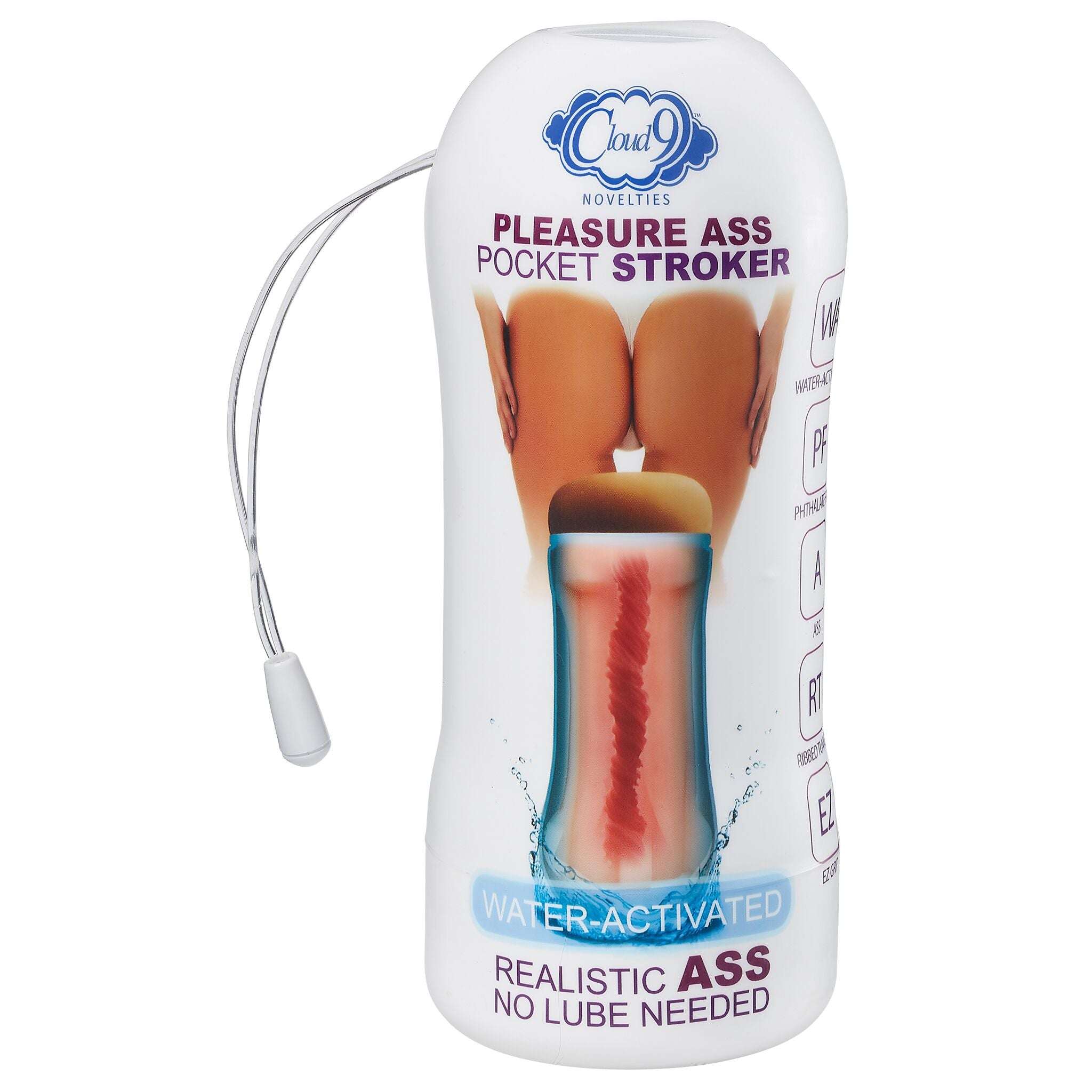 Cloud 9 Pleasure Anal Pocket Stroker Water Activated Tan