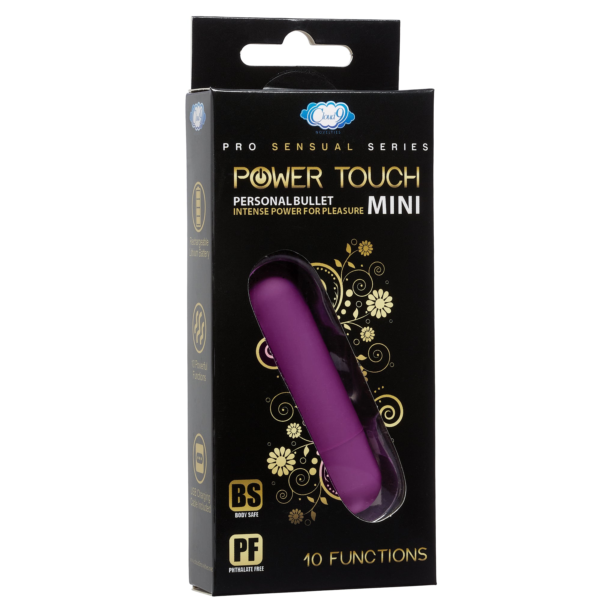 Cloud 9 Power Touch Iii - Mini Rechargeable Bullet (eaches) Plum Mini Rechargeable Bullet (eaches)