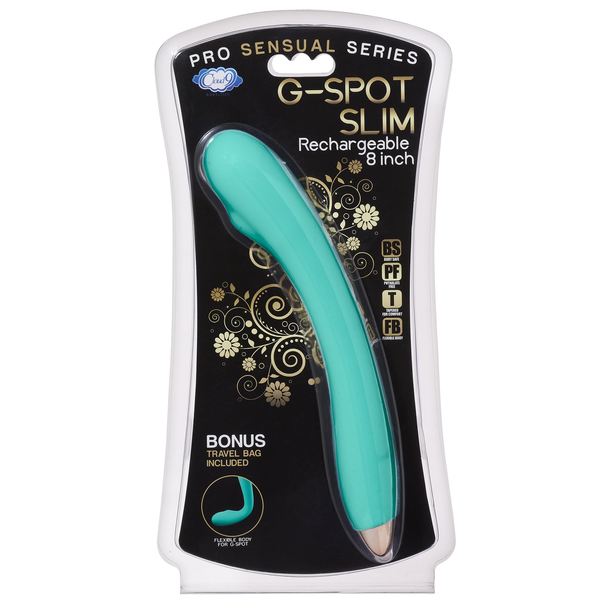 Cloud 9 Rechargeable G-Spot Vibrator Slim 8in Single Motor