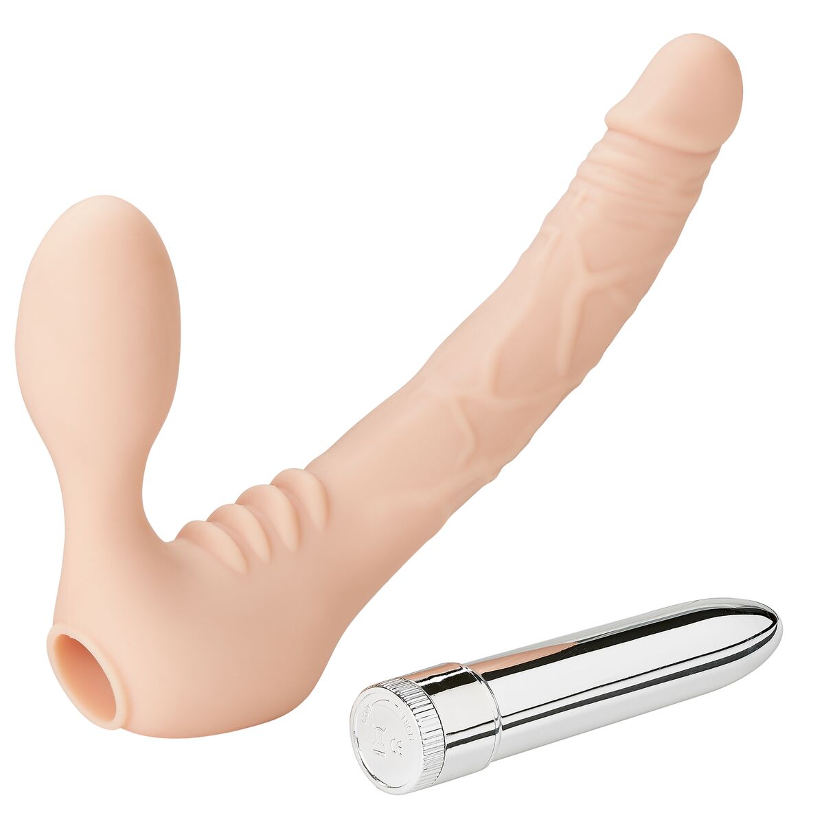 Cloud 9 Strapless Dildo Flesh