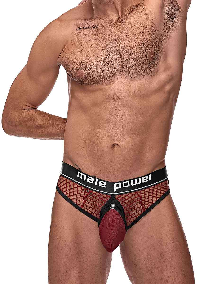 Cock Pit Net Cock Ring Thong Small/Medium