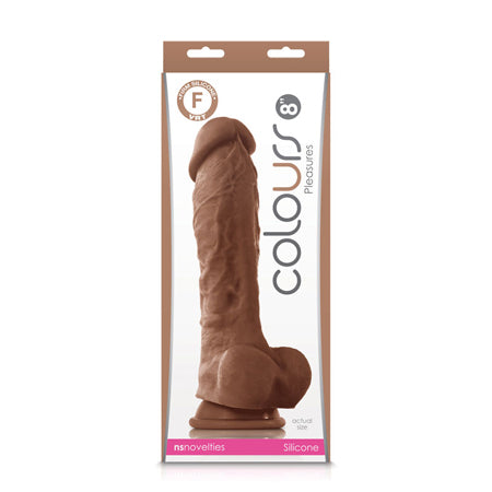 Colours Pleasures 8 in. Dildo Brown