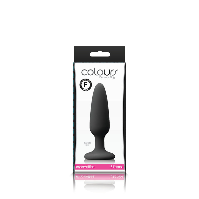 Colours Pleasures Small Butt Plug - Black Black / Small