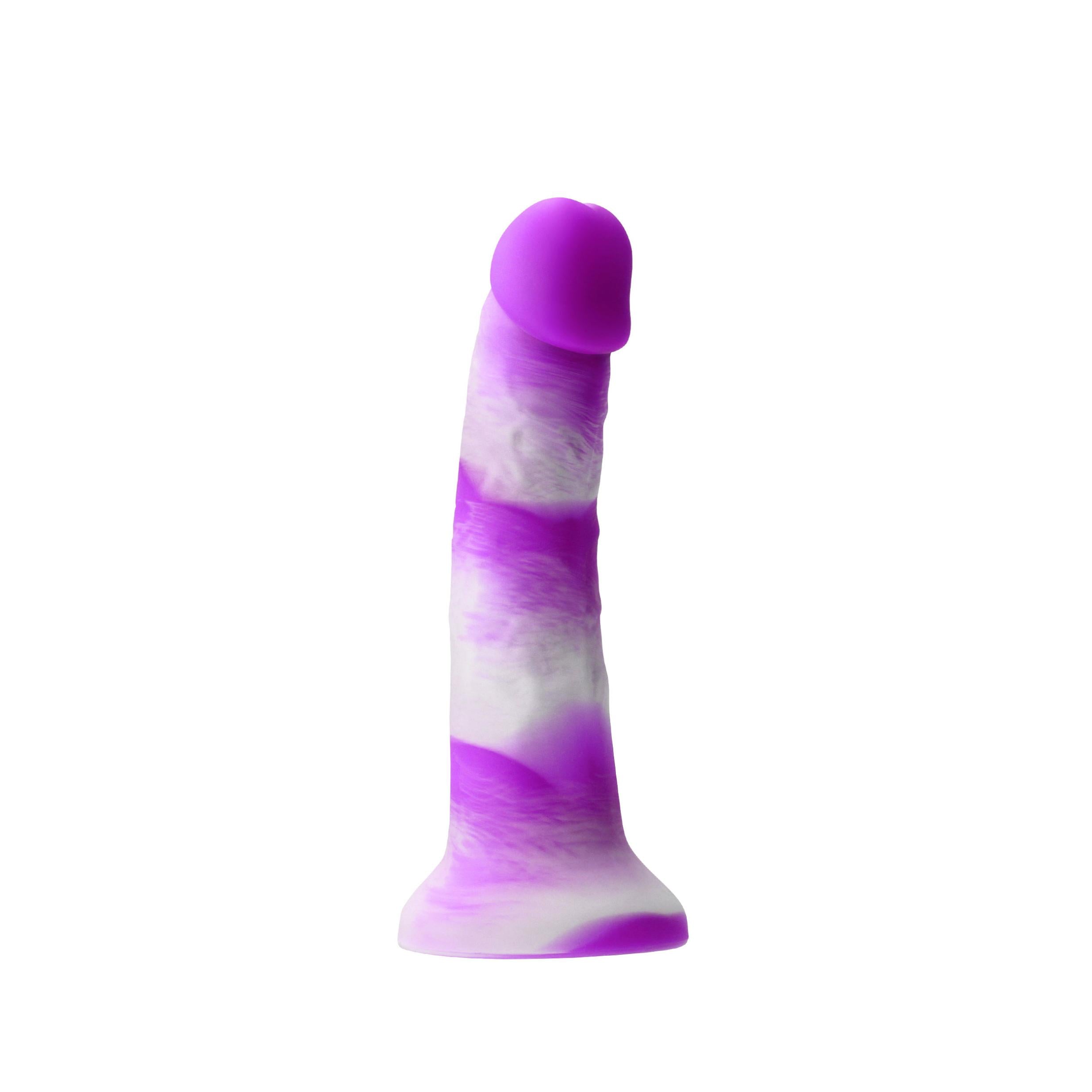 Colours - Pleasures - Yum Yum In. Dildo Purple / 6 In