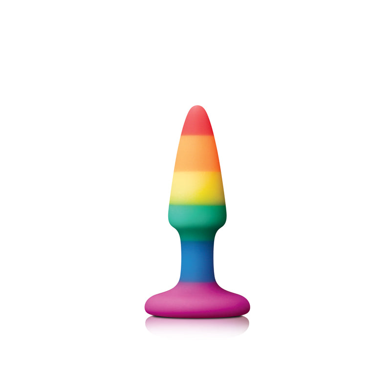 Colours - Pride Edition - Pleasure Plug - - Rainbow 3.5 inches