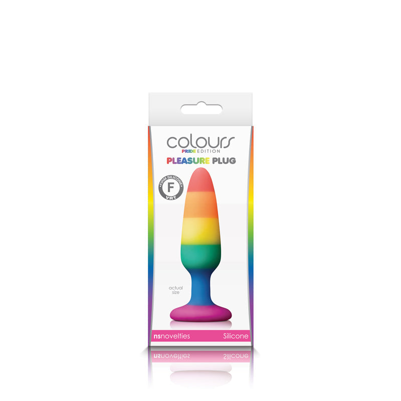 Colours - Pride Edition - Pleasure Plug - - Rainbow Small