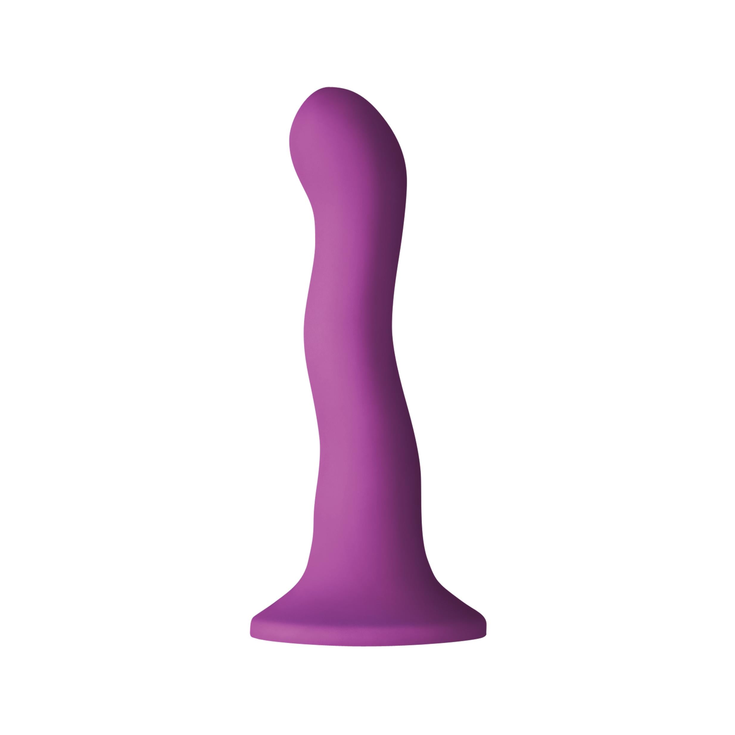 Colours - Wave - 6&quot; Dildo Purple