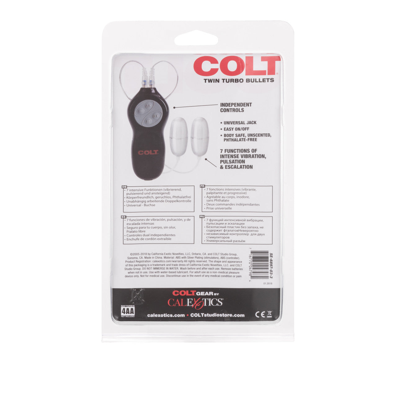 Colt 7 Function Twin Turbo Bullets Vibrator