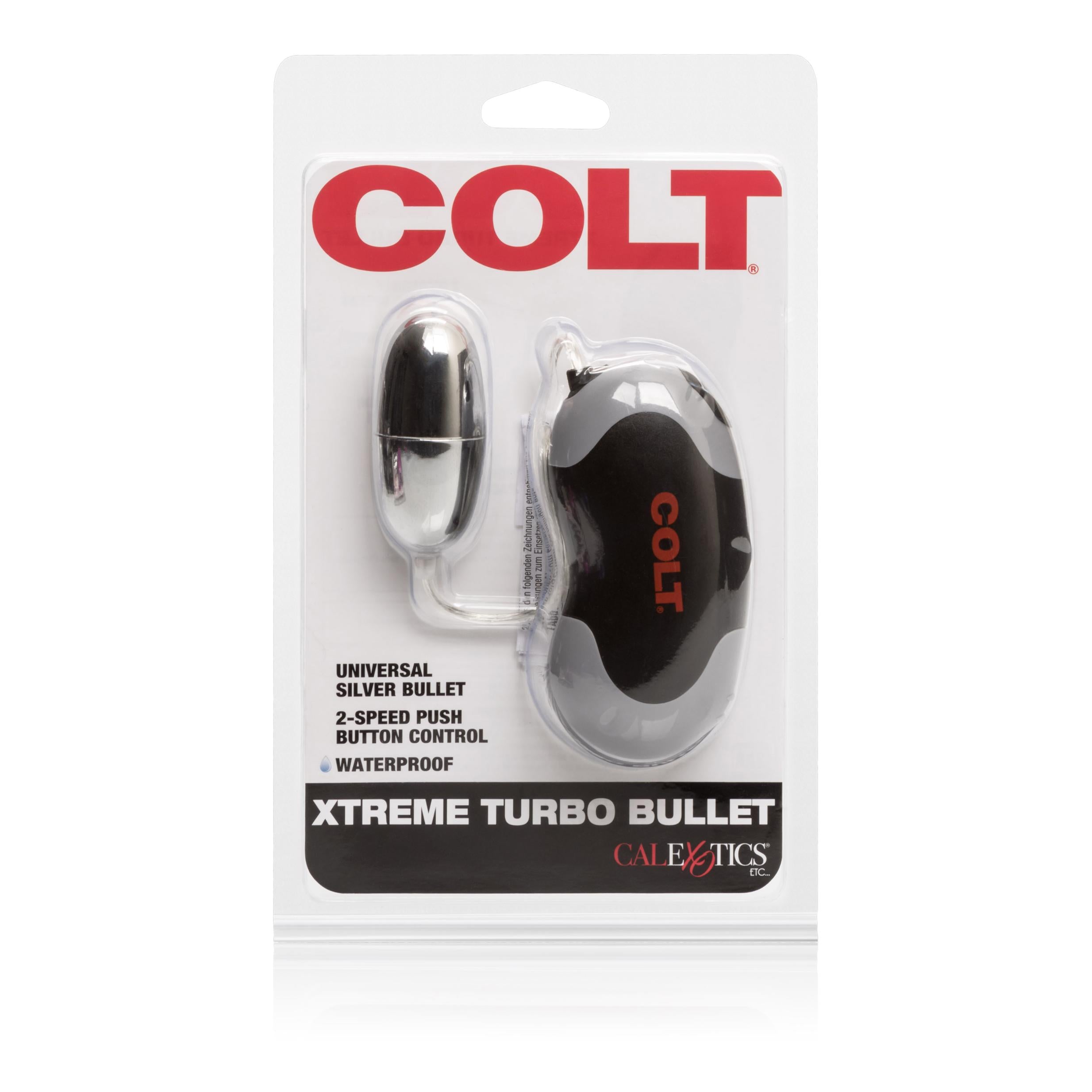 Colt Extreme Turbo Bullet Vibrator - Silver