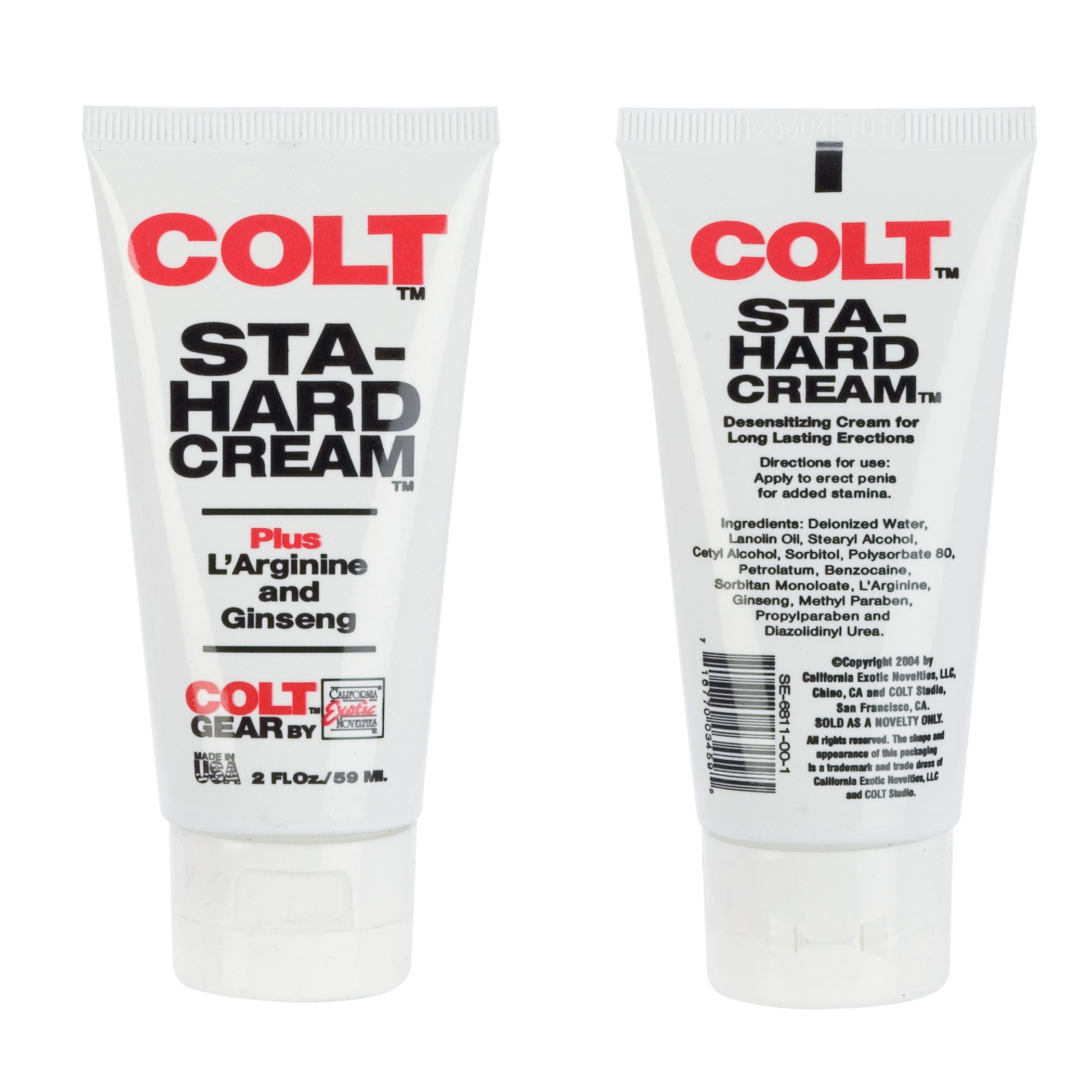 Colt Sta-Hard Cream - 2 Fl. Oz. - Bulk