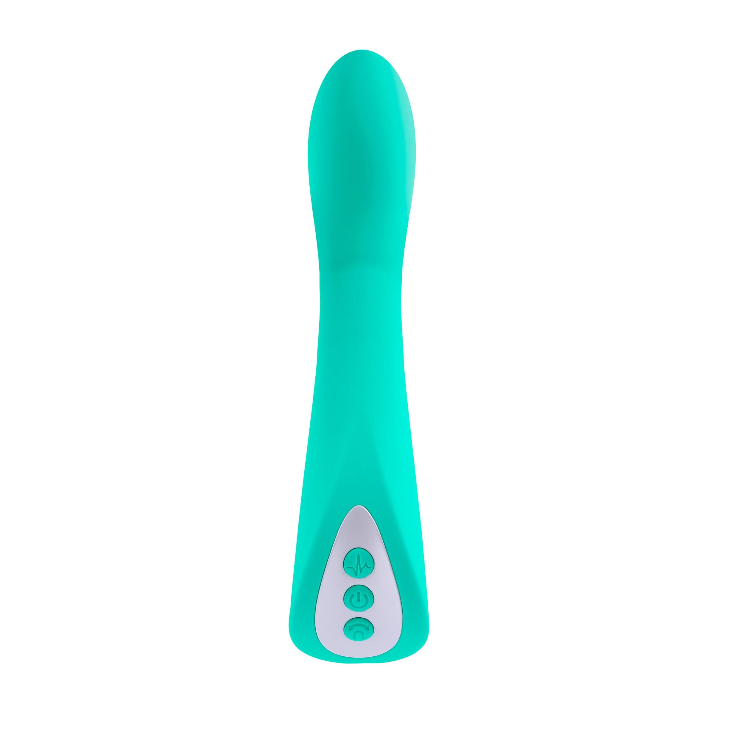 Come With Me Vaginal and Clitoral Vibrator - Teal