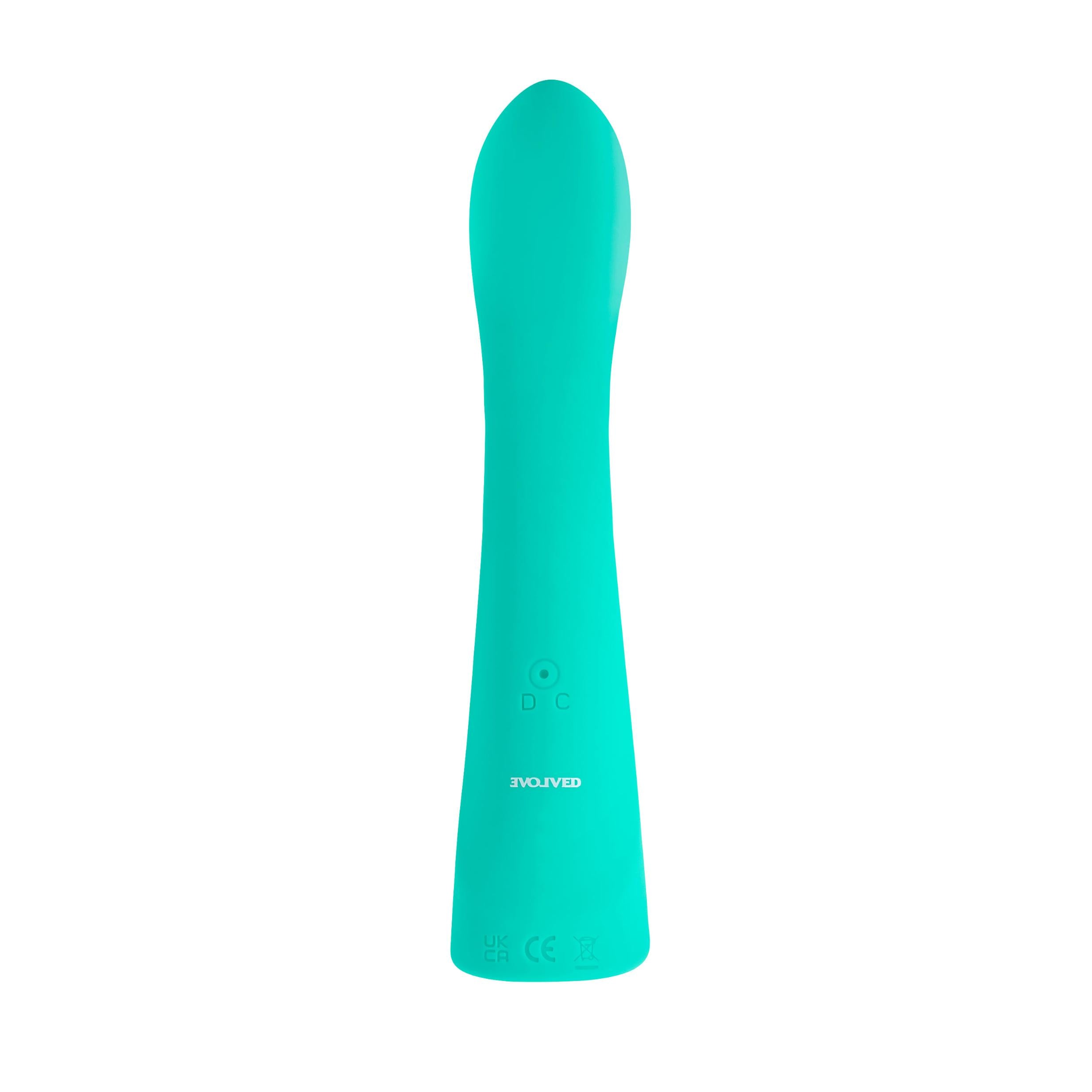 Come With Me Vaginal and Clitoral Vibrator - Teal