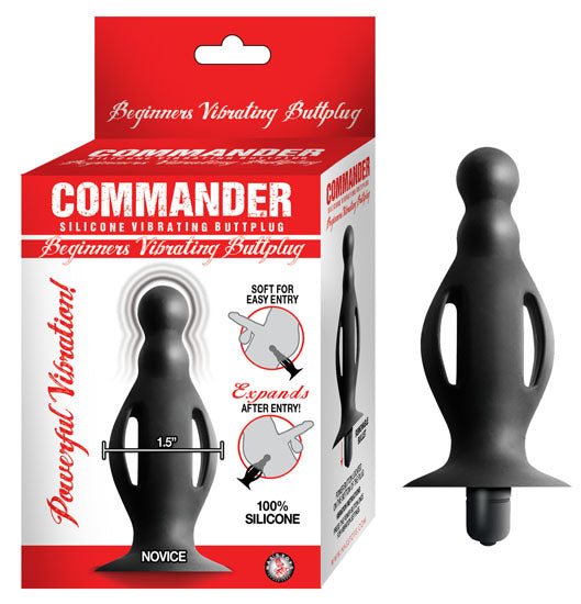 Commander Beginners Vibrating Butt Plug Small