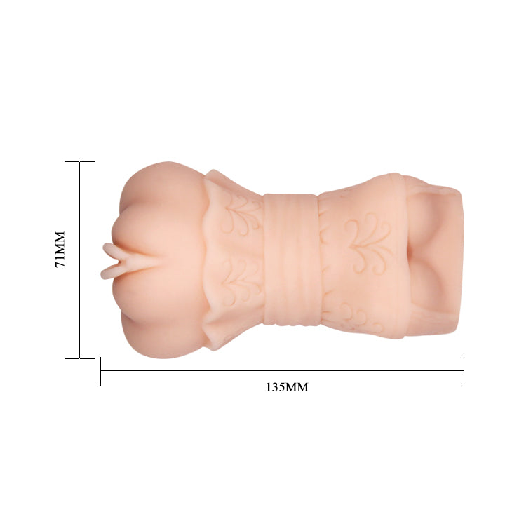 Crazy Bull No Lube Masturbator Sleeve - Realistic Pussy Skin-Like Texture