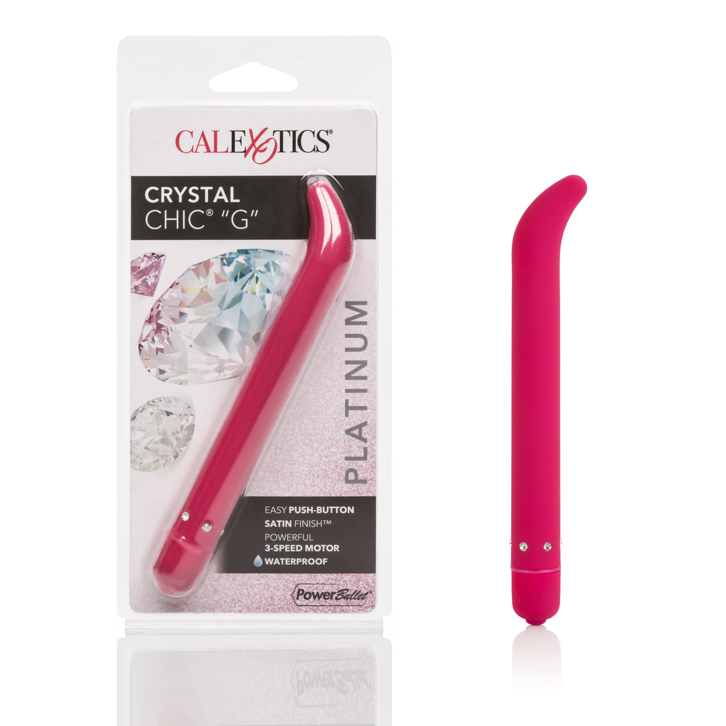 Crystal Chic G Vibrator - Indulgent and Sensational Pink