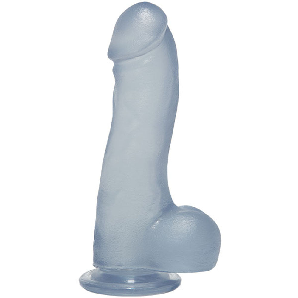 Crystal Jellies 7.5 Inch Master Cock With Balls