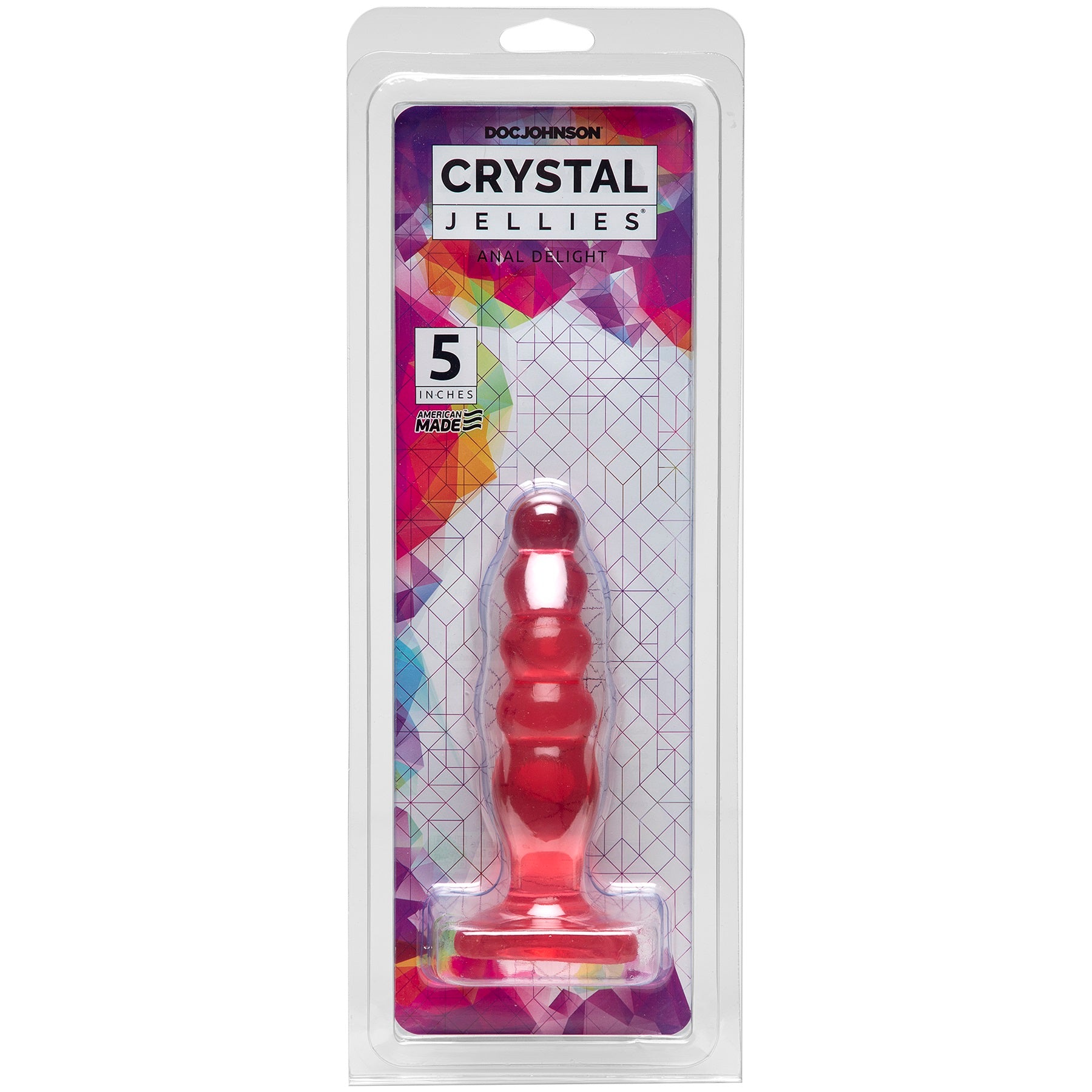 Crystal Jellies Anal Delight - Pink Pink