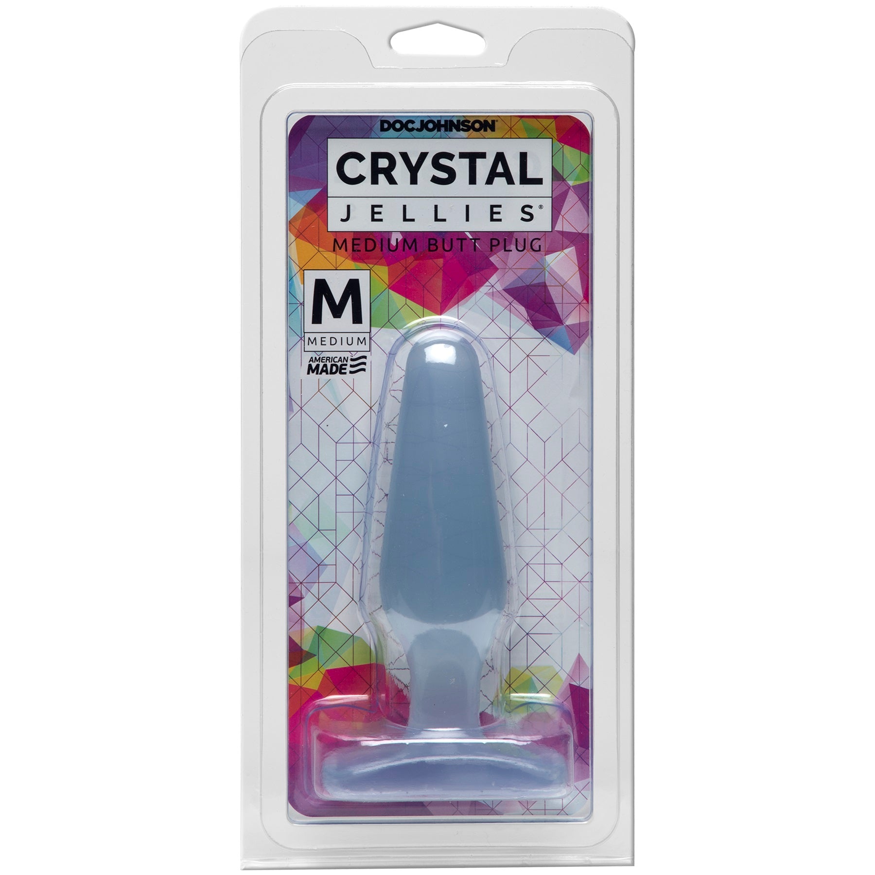 Crystal Jellies Butt Plug - Medium Clear