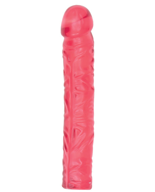 Crystal Jellies Classic Dong 10 Inch - Pink Pink