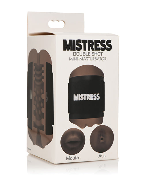 Curve Novelties Mistress Mini Double Stroker Ass & Mouth Dark