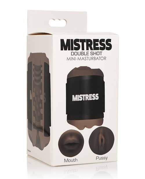 Curve Novelties Mistress Mini Double Stroker Mouth & Pussy Dark