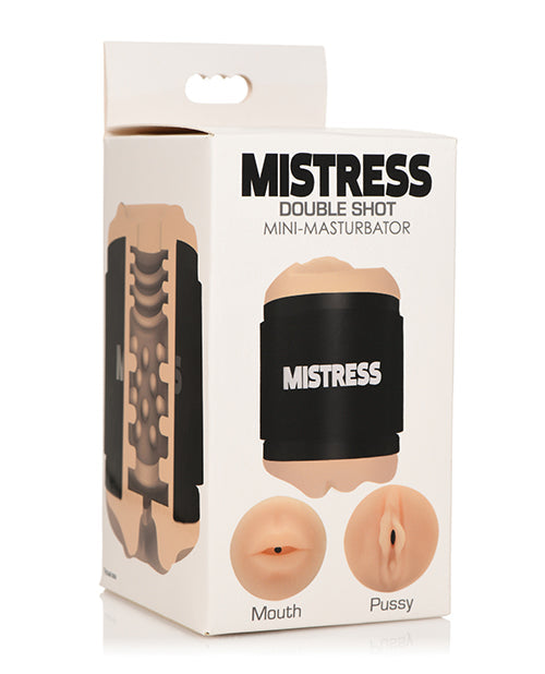 Curve Novelties Mistress Mini Double Stroker Mouth & Pussy Light