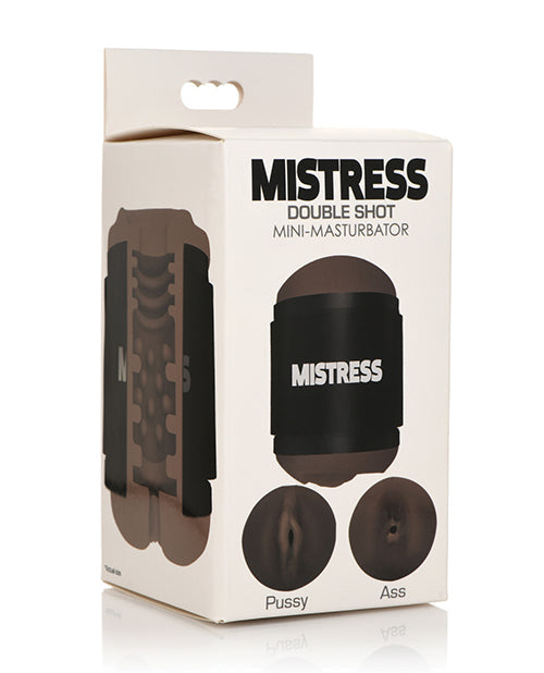 Curve Novelties Mistress Mini Double Stroker Pussy & Ass Dark