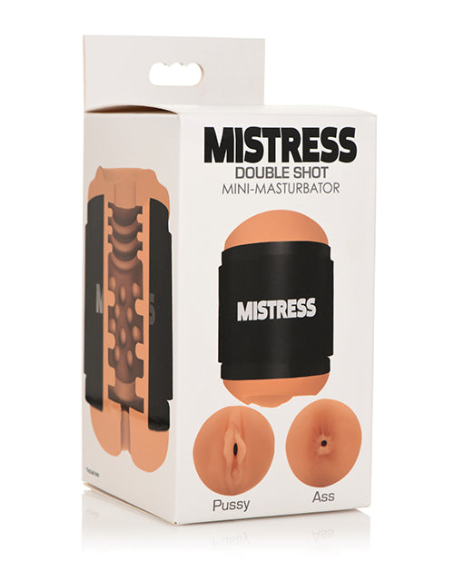 Curve Novelties Mistress Mini Double Stroker Pussy & Ass Medium