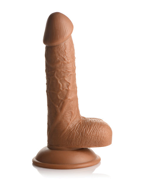 Curve Toys Jock Baseball Brian 7" Dildo W/balls - Tan