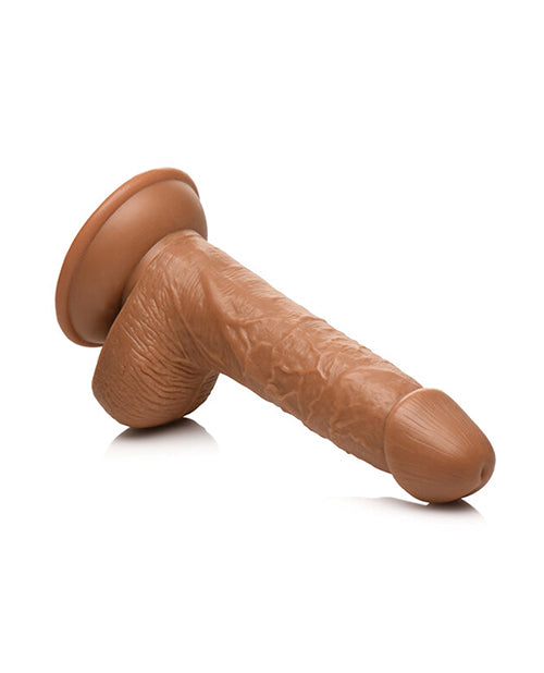 Curve Toys Jock Baseball Brian 7" Dildo W/balls - Tan