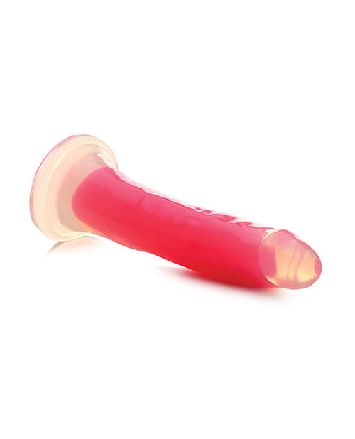 Curve Toys Lollicock 7" Glow In The Dark Silicone Dildo