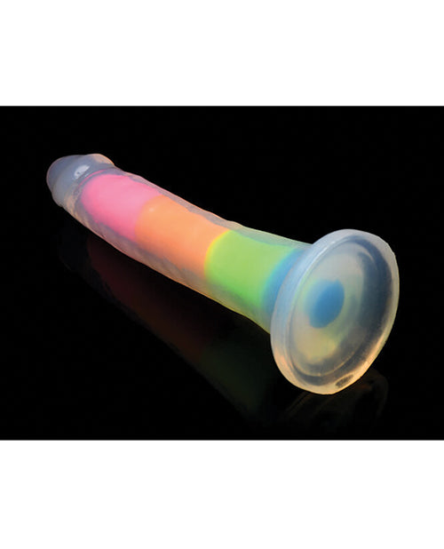 Curve Toys Lollicock 7" Glow In The Dark Silicone Dildo