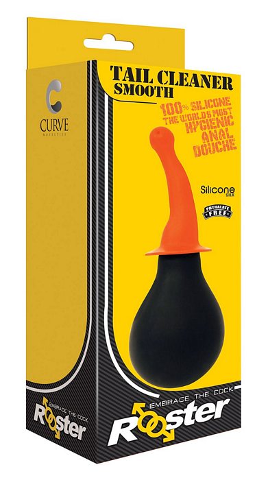 Curve Toys Rooster Tail Cleaner Smooth - Orange