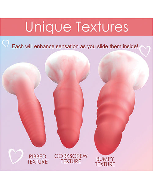 Curve Toys Simply Sweet Silicone Butt Plug Set