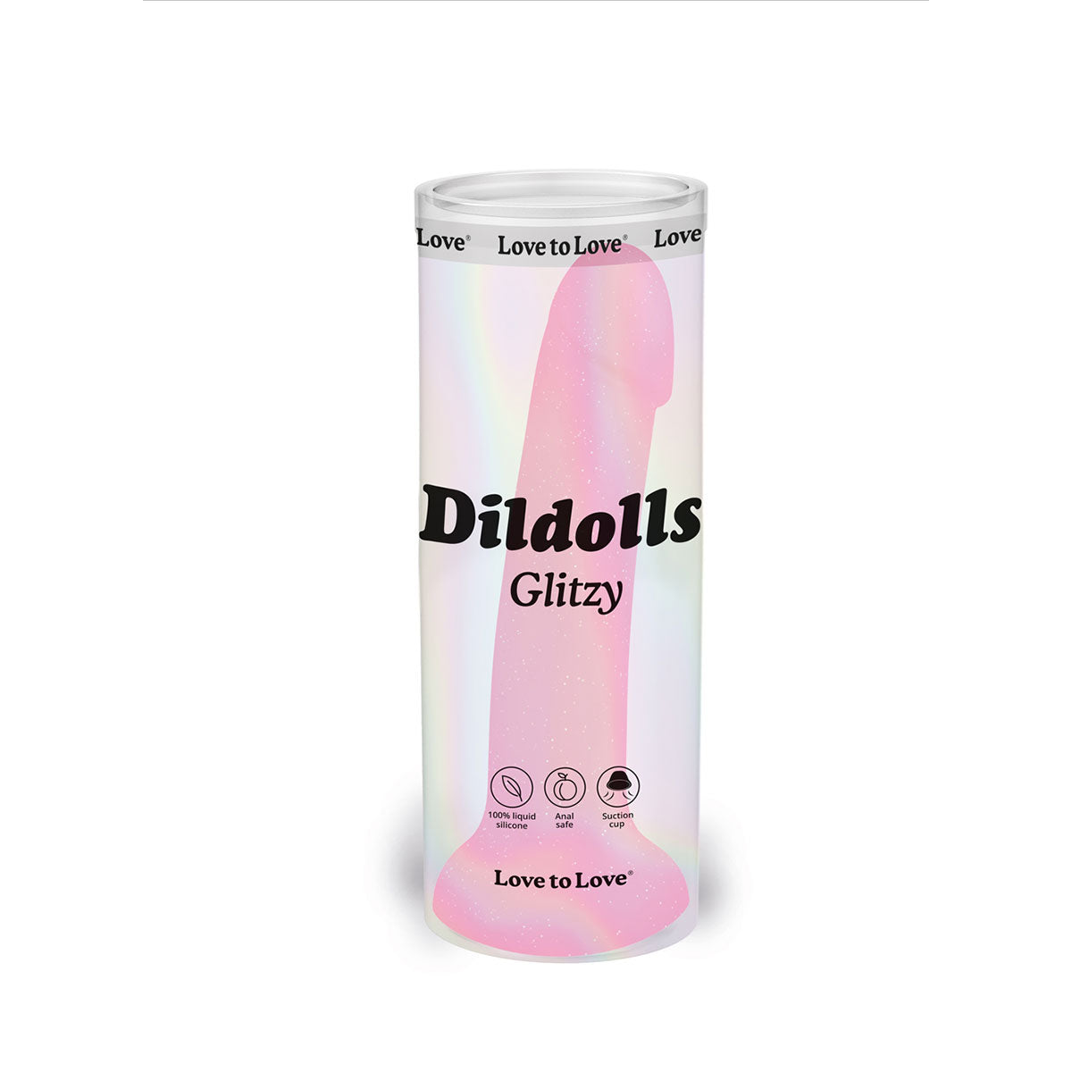 Curved Dildo Suction Cup Dildolls Glitzy by Love To Love